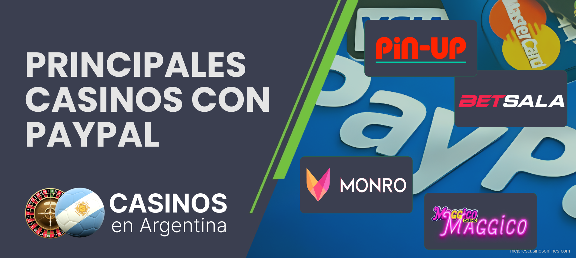 Mejores sitios argentinos compatibles con PayPal