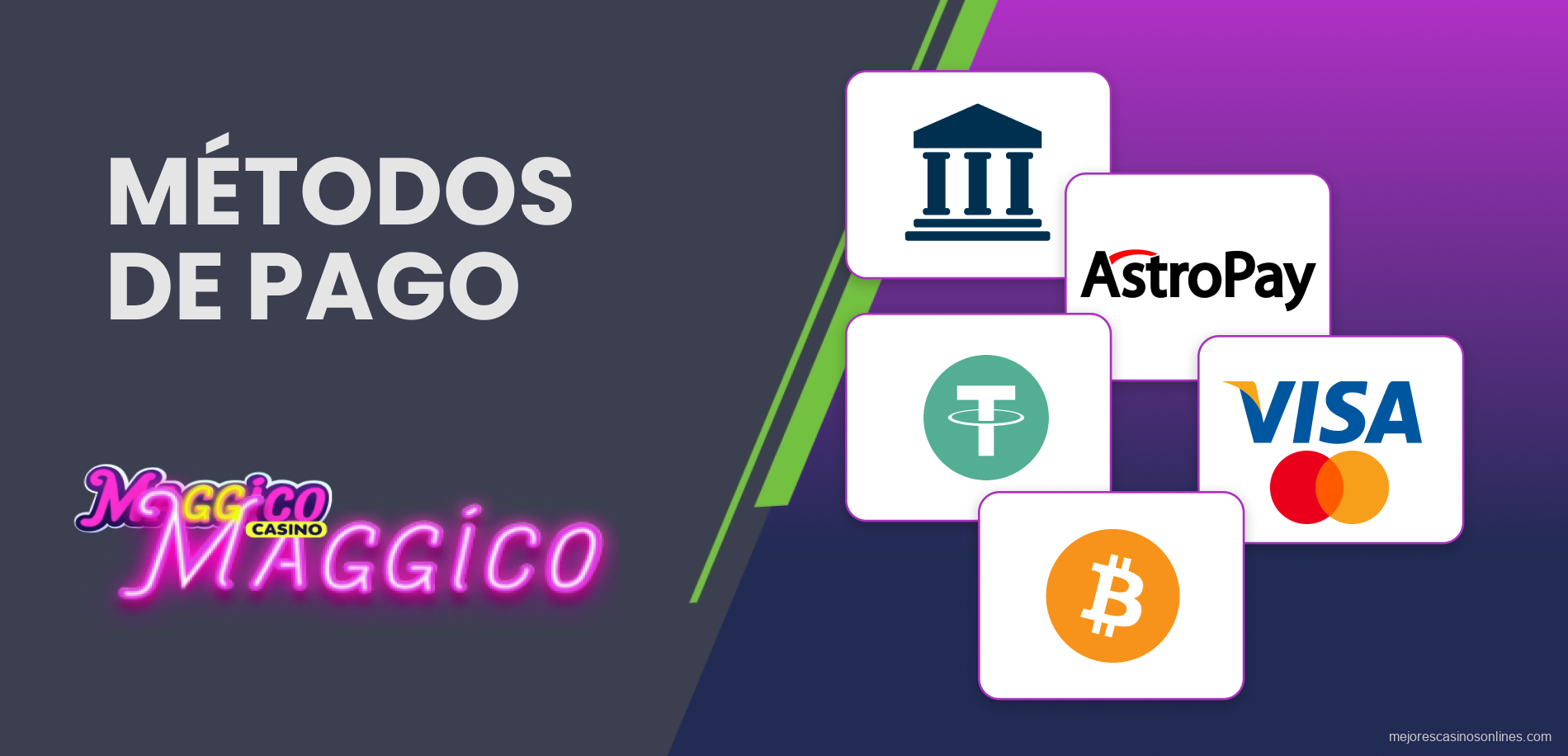 Opciones seguras de depósito y retiro en Maggico